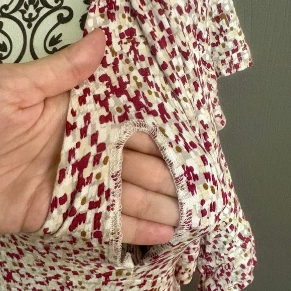 RIPE MATERNITY Trina Abstract Print Midi Maternity Dress - Picture 6 of 8